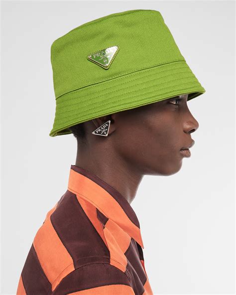 prada bucket hat green|Mehr.